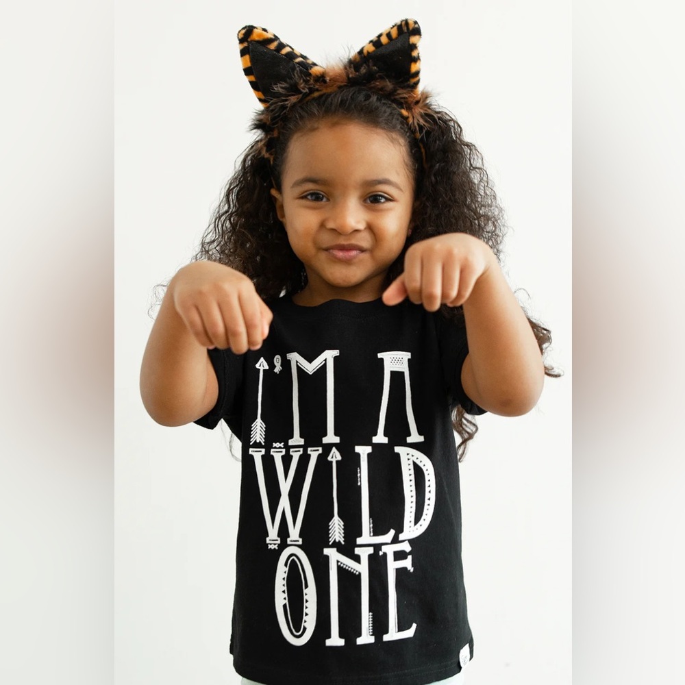 I'm a Wild One Black Baby Toddler Shirt - 18 Months